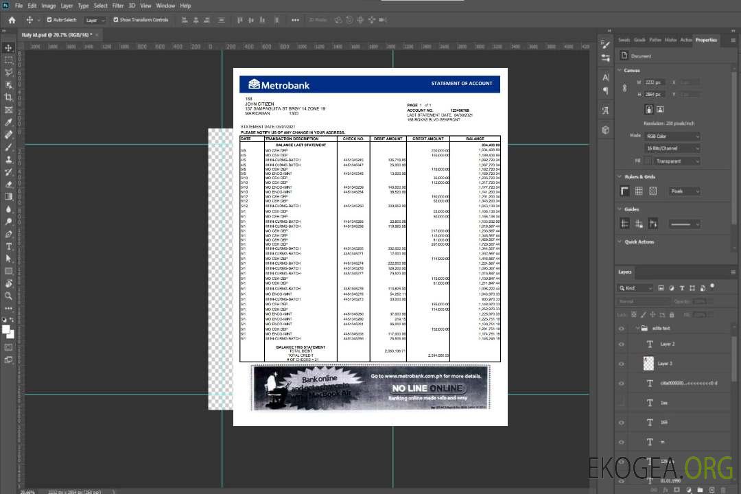 Royaume-Uni Metrobank Excel template